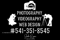 12x18 JRC Sign Design Black Background