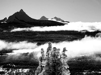 B&W Mt. Washington Cloudscape