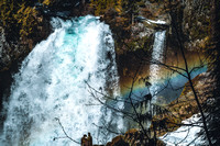 Sahalie Falls Rainbow Wide
