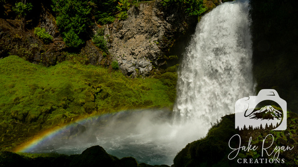 Sahalie Falls Rainbow